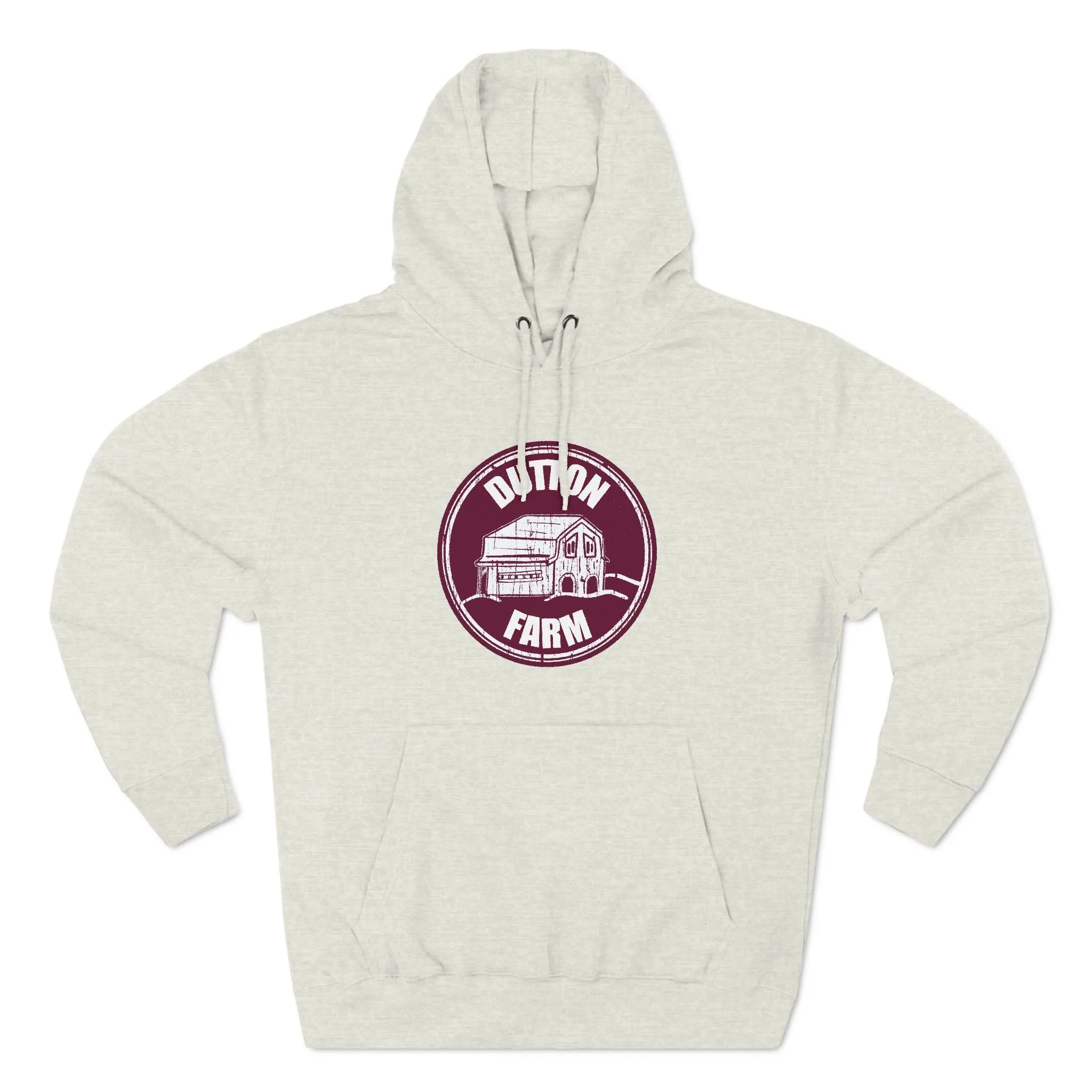 Three-Panel Fleece Hoodie