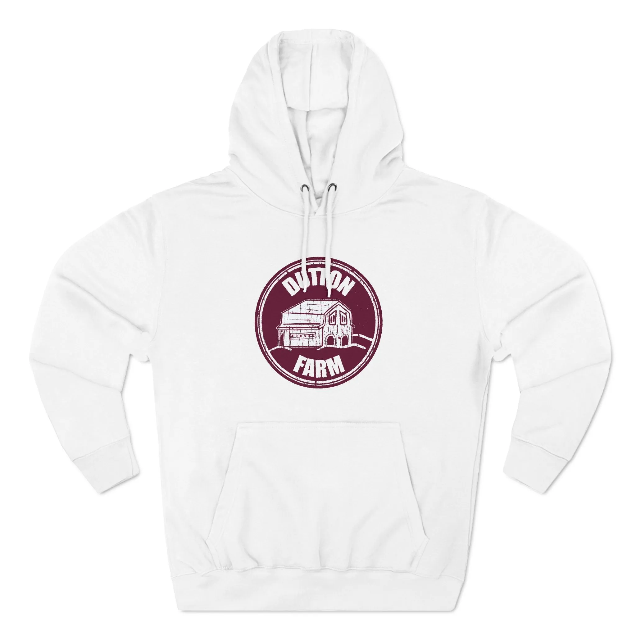 Three-Panel Fleece Hoodie