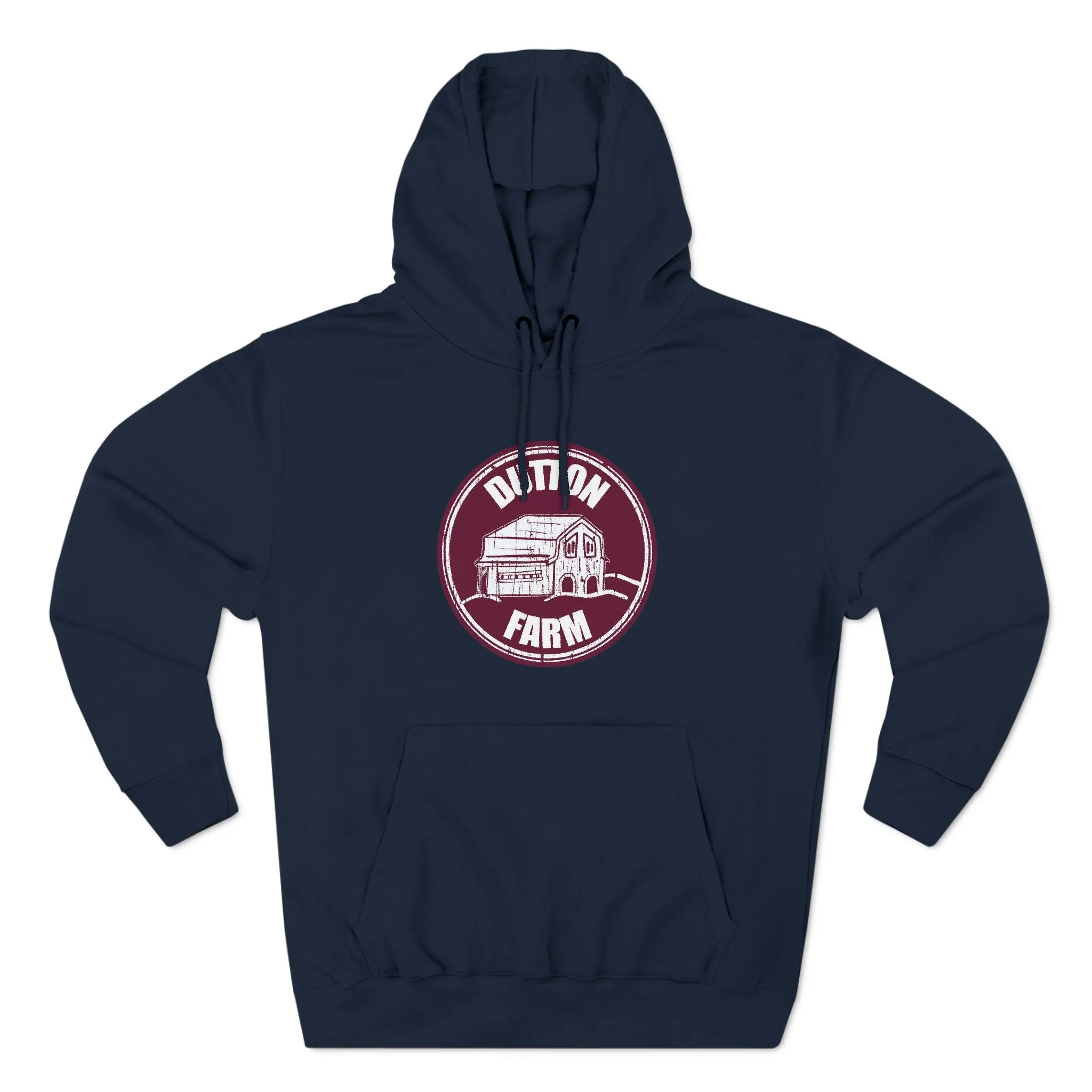 Three-Panel Fleece Hoodie