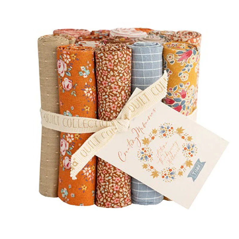Tilda Creating Memories, Autumn Fat Eight Fabric Roll Bundle