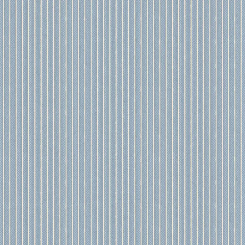 Tilda Creating Memories Fabric | Woven Stripe | Blue