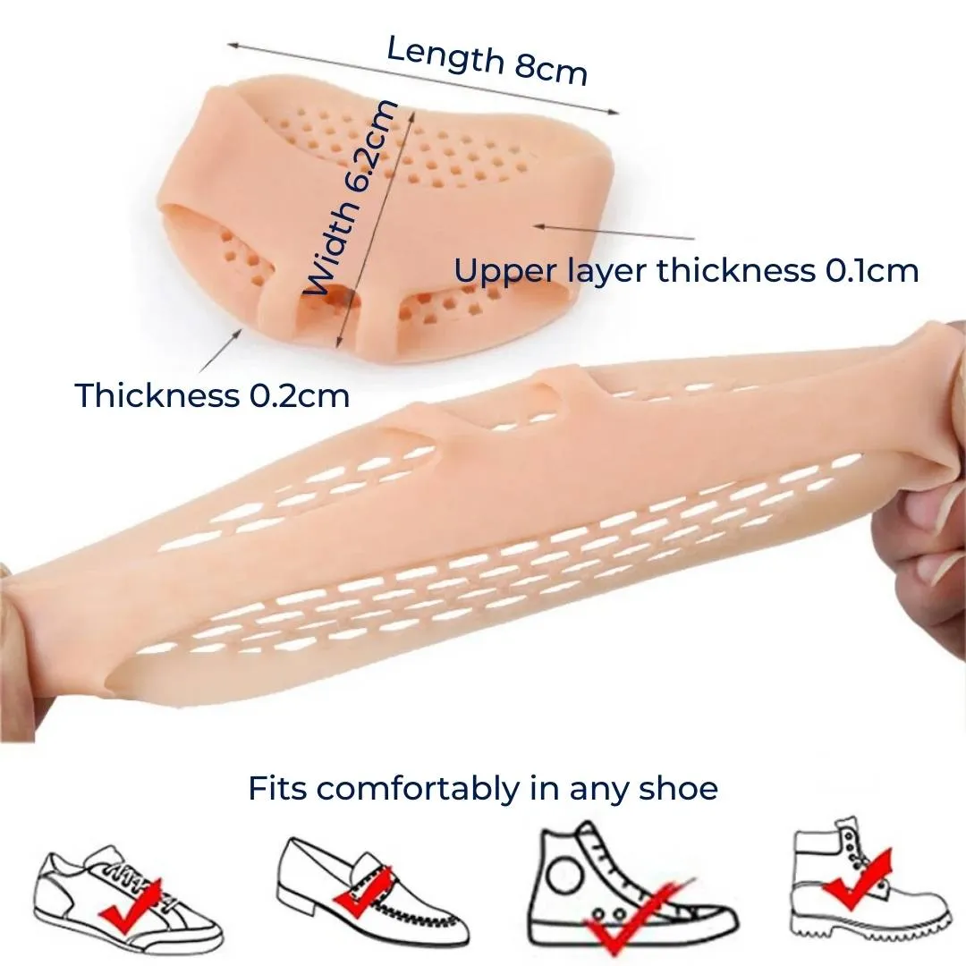 Toe Separators Metatarsal Pads for Foot Pain Relief and Pressure Reduction - Comfortable Alignment Solution for Hallux Valgus & Bunions