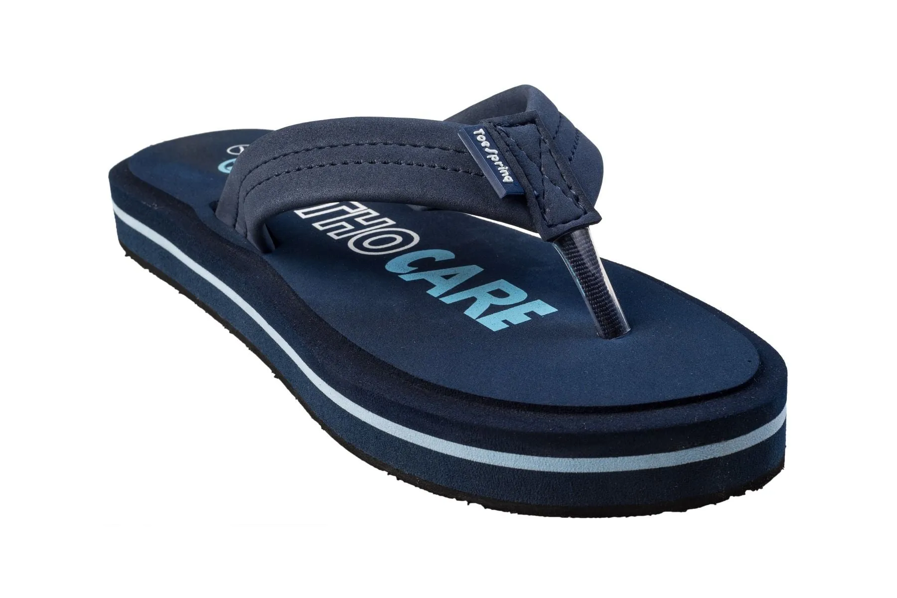 Toe Spring Navy / Sky Gents Hawai (An Ortho Care 101a)