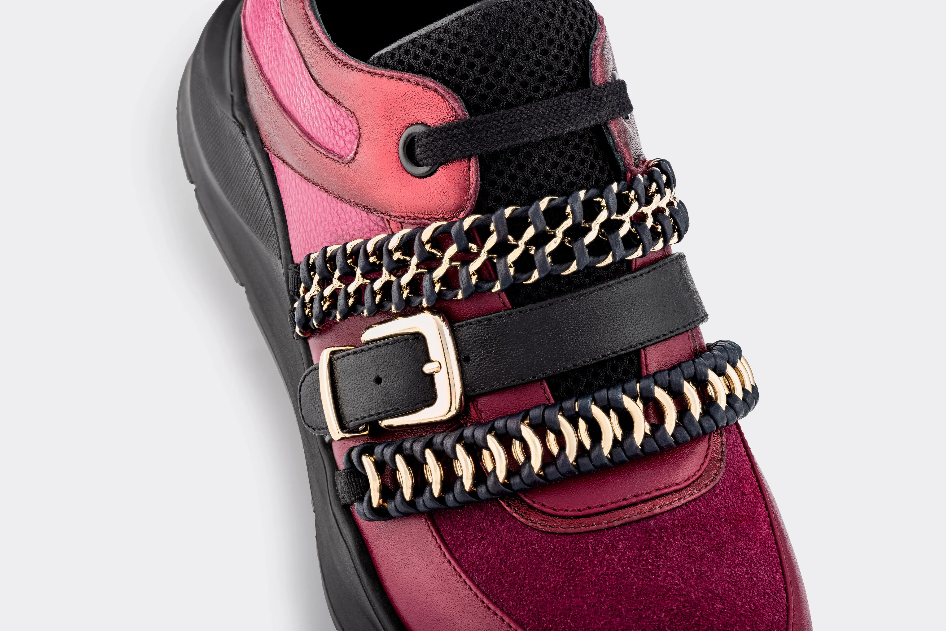 Together We Can Sneaker (Burgundy)