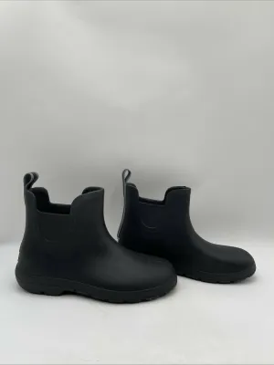 Totes Women's Cirrus Chelsea Ankle Rain Boots Black Size 10 - Very Good