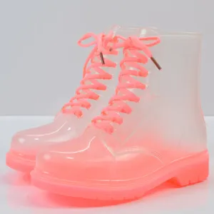 Transparent rain boots KF82083