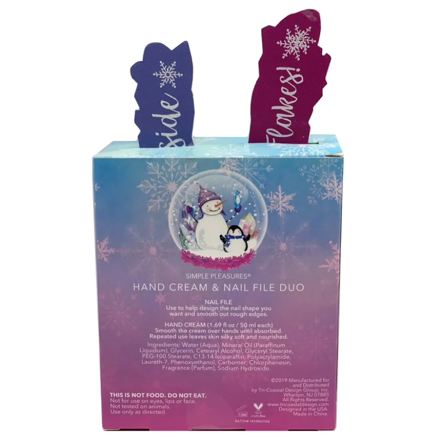 Tri Coastal Design Hand Cream & Nail File Duo