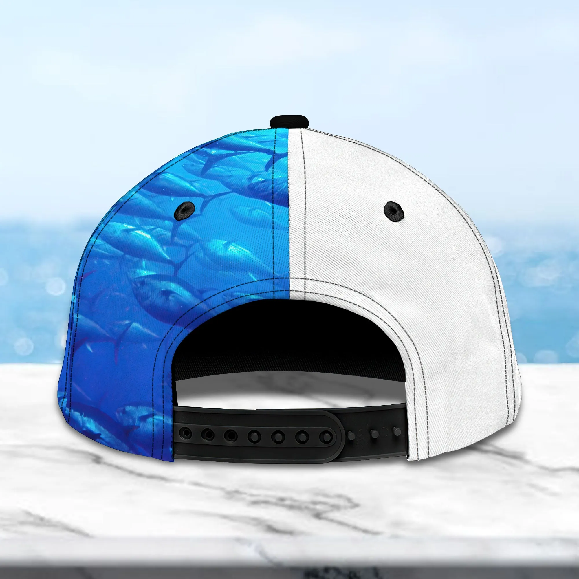 Tuna Ocean Fishing 2 - Personalized Name Cap - Nt168 - Ct071