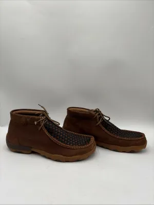 Twisted X Men's Chukka Driving Moc Shoes Brown Size 12M - Very Good