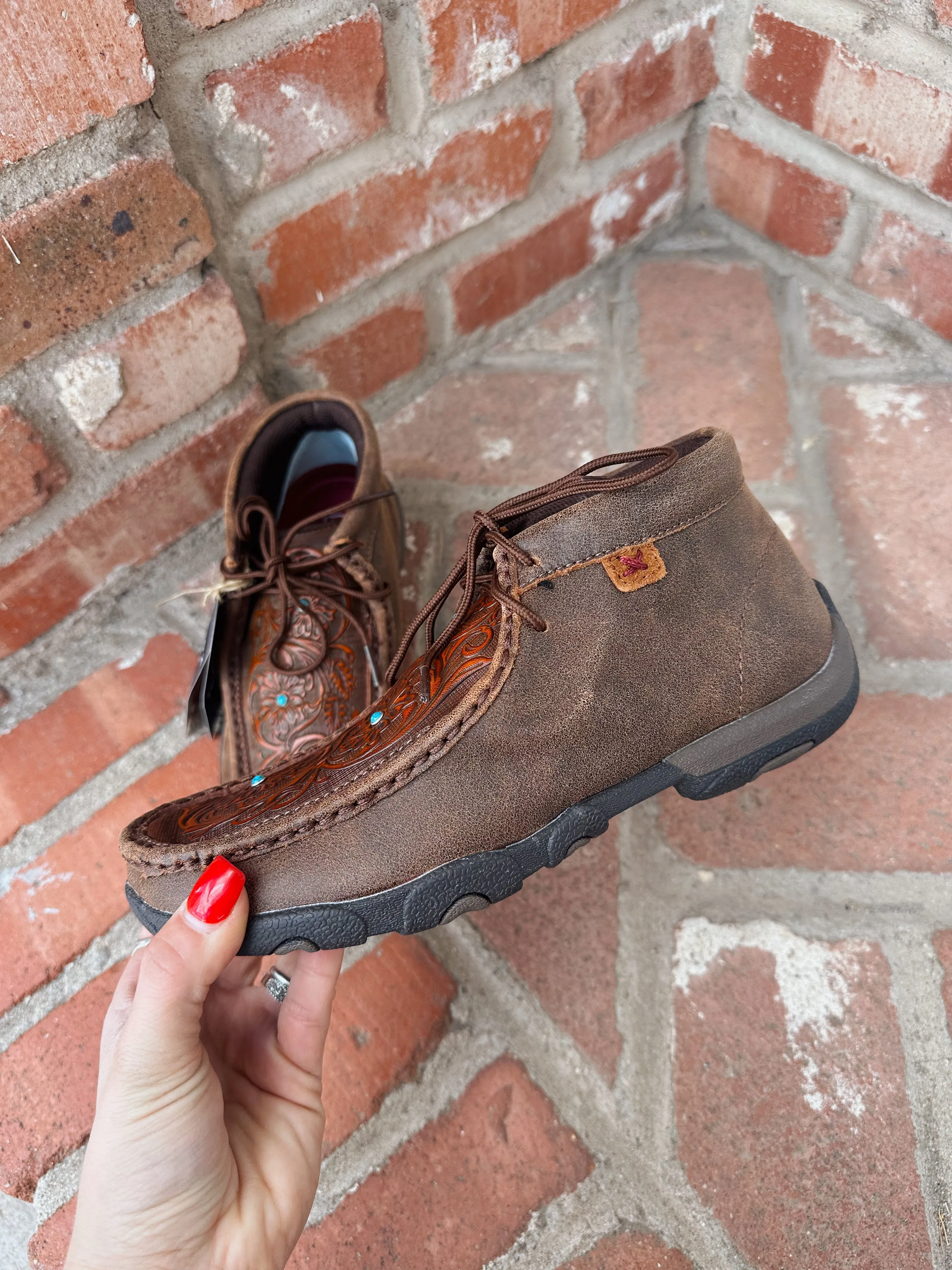 Twisted X Women's Turquoise Tooled Chukka