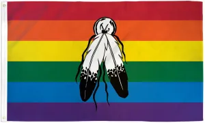 Two-Spirit 3'x5' Flag