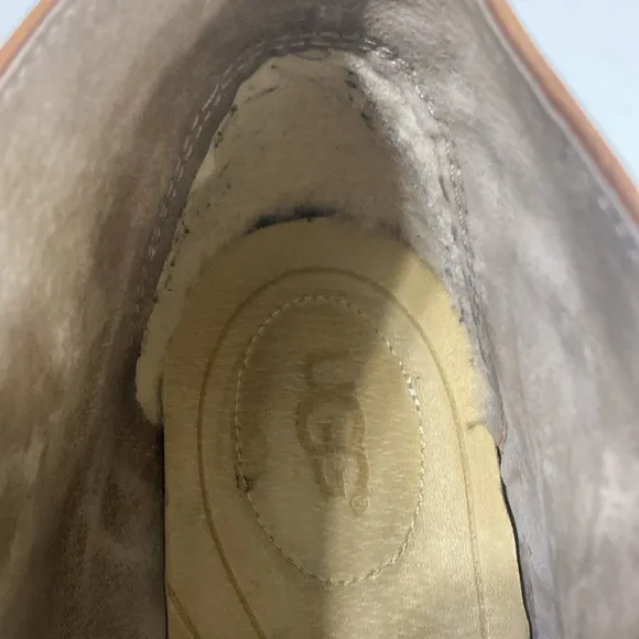 UGG Leighton Chukka Leather Boot Men's US Size 10.5 British Tan Prep School