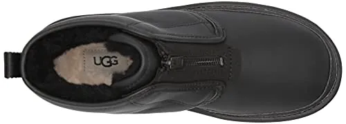UGG Women's Neumel Platform Zip Fashion Boot, Ultra Matte Black, 8