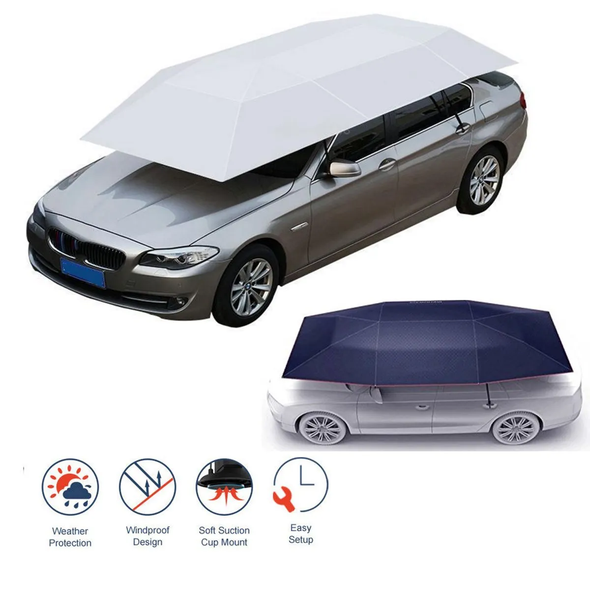 Universal Car Umbrella Seasonal Protection Anti UV Tent