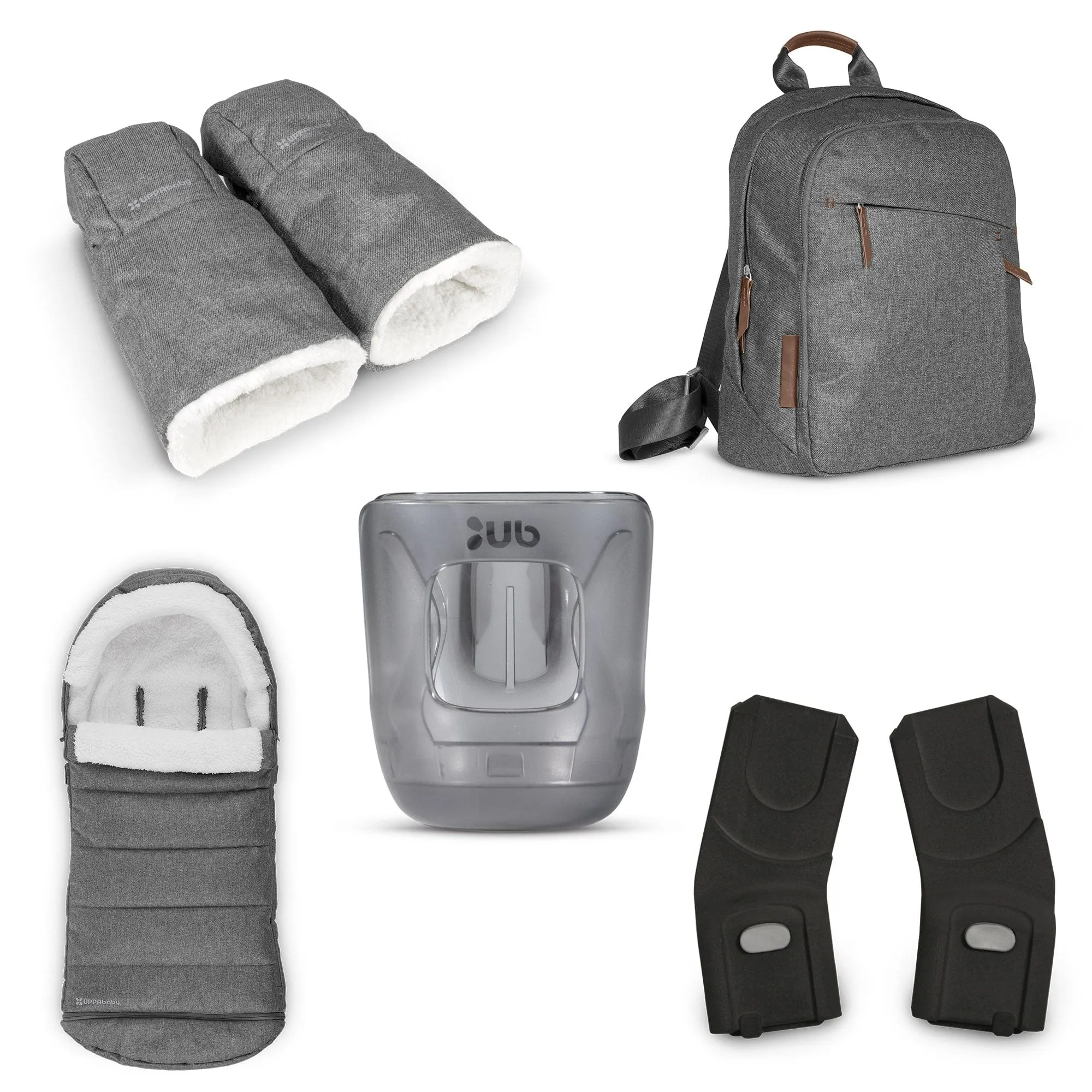Uppababy Vista V3 Complete Bundle in Greyson