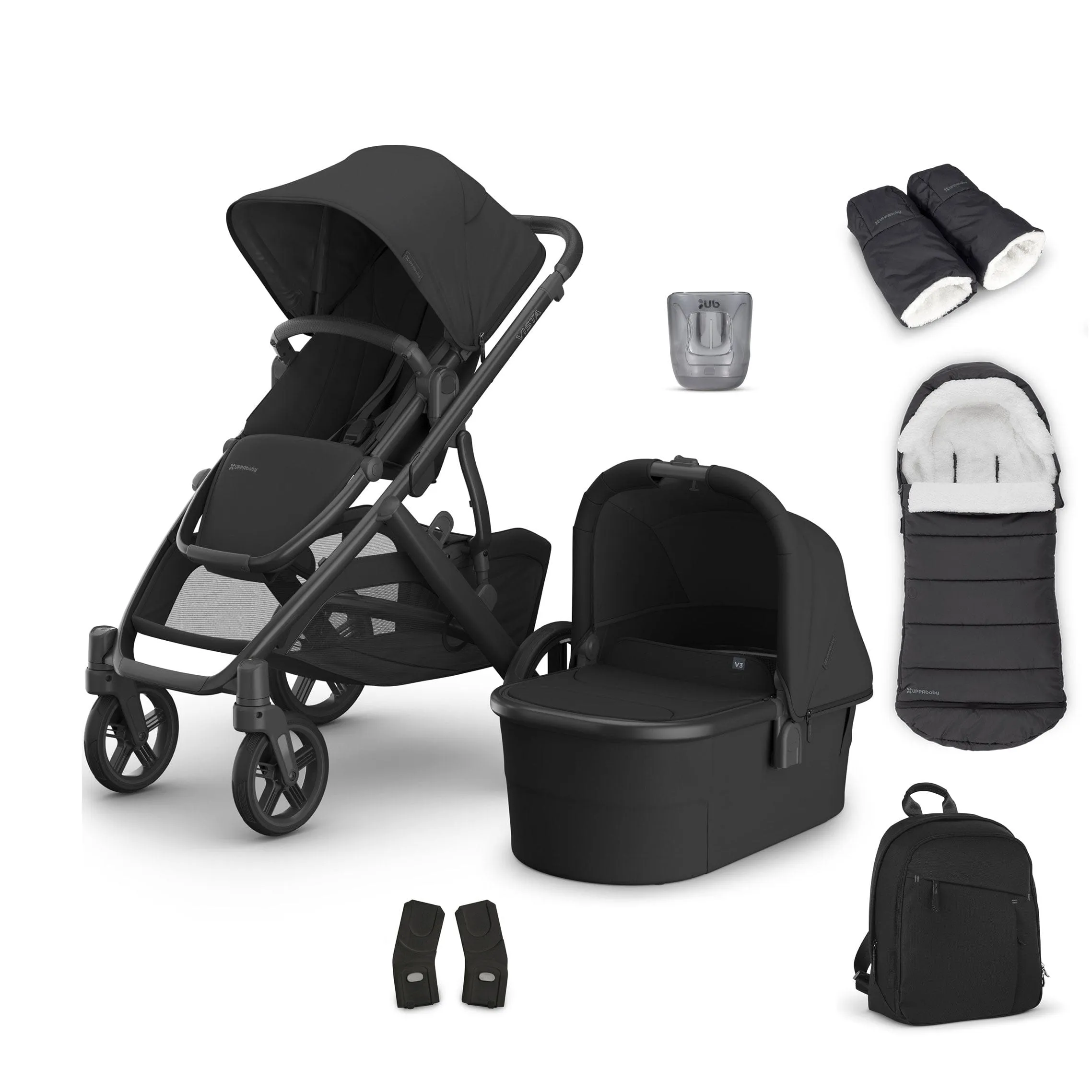 Uppababy Vista V3 Complete Bundle in Jake
