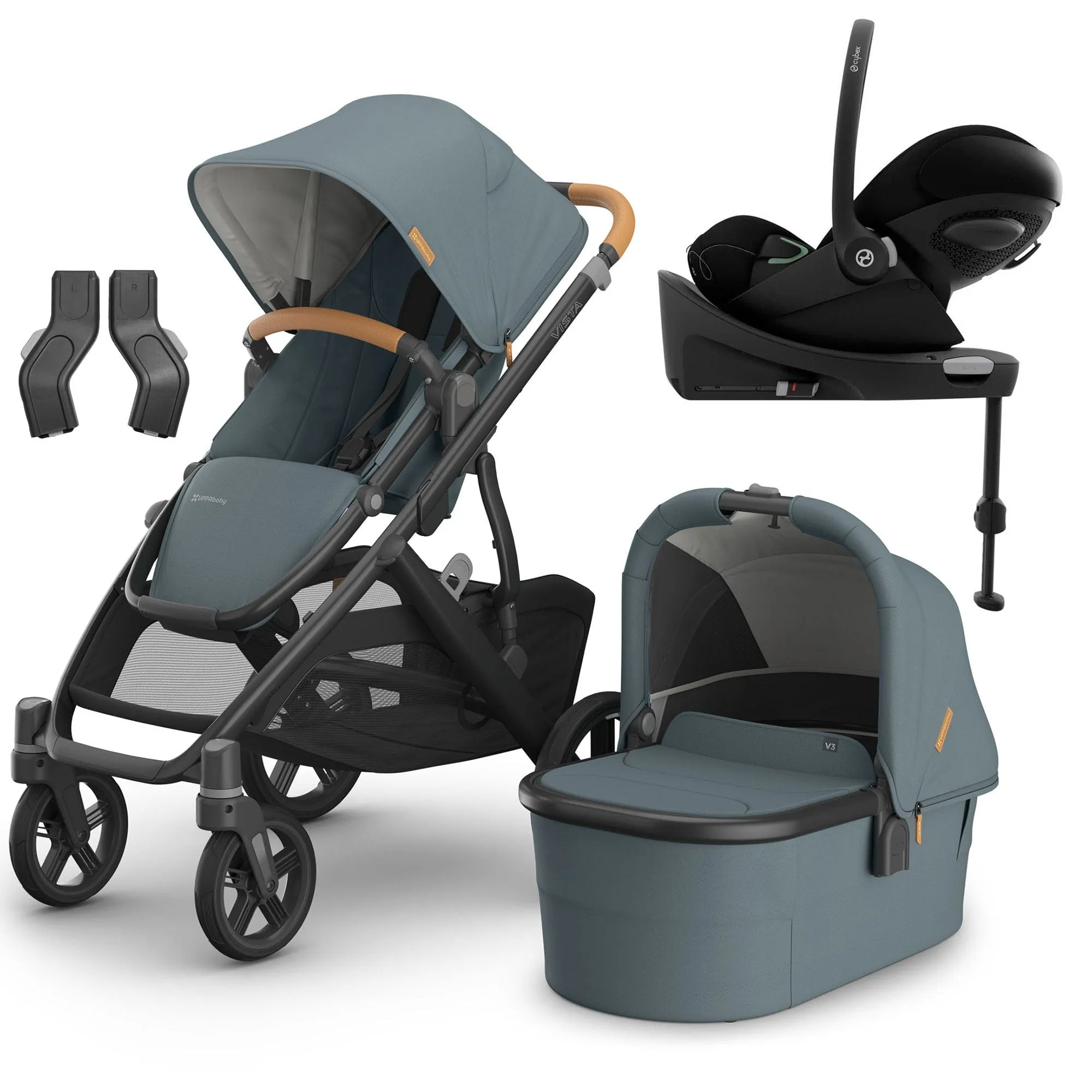 Uppababy Vista V3 Cybex Travel System in Dillan
