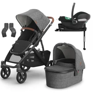 Uppababy Vista V3 Cybex Travel System in Greyson