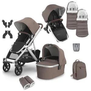 Uppababy Vista V3 Duo Complete Bundle in Theo