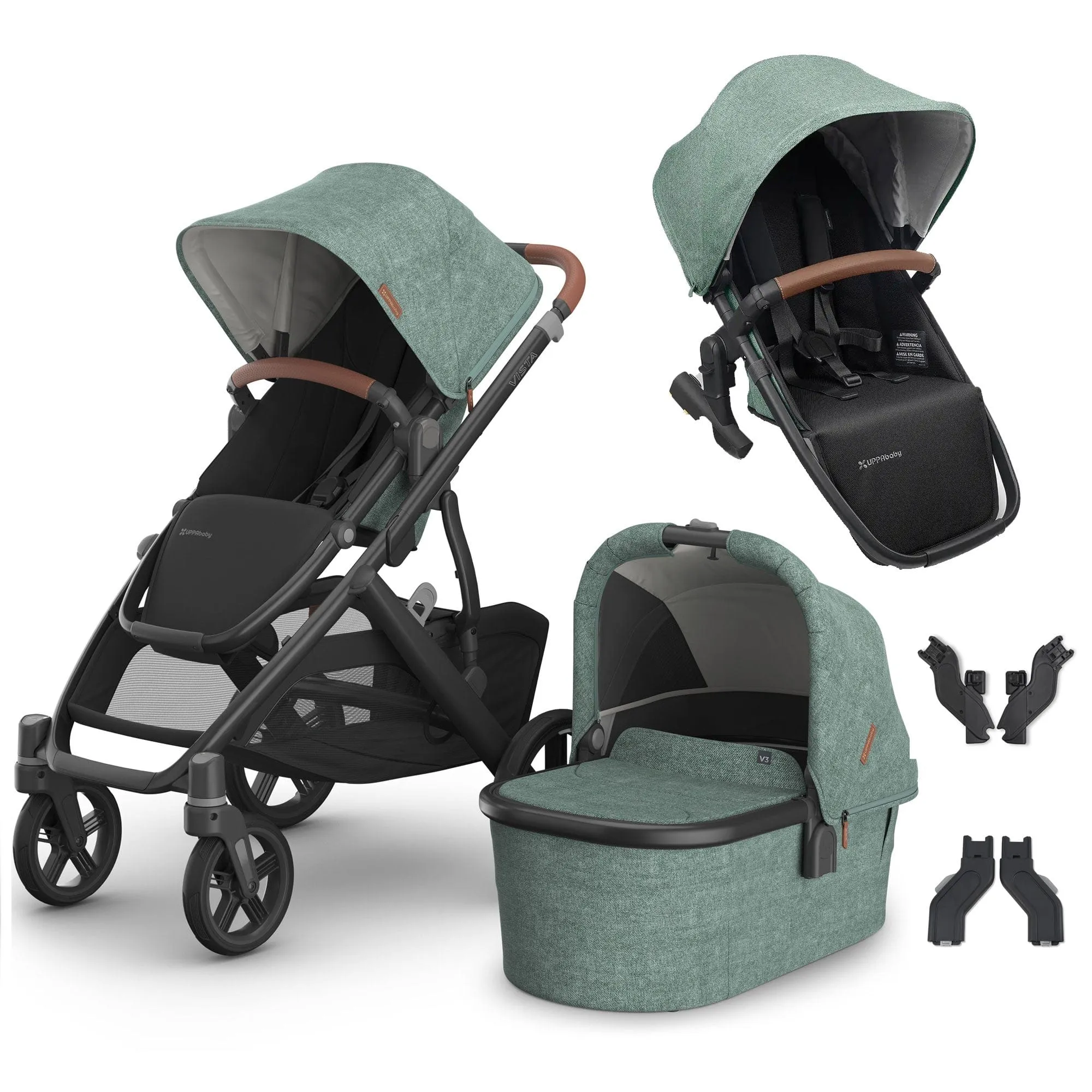 Uppababy Vista V3 Duo Pram in Gwen
