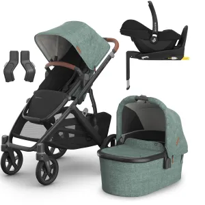 Uppababy Vista V3 Maxi-Cosi Travel System in Gwen