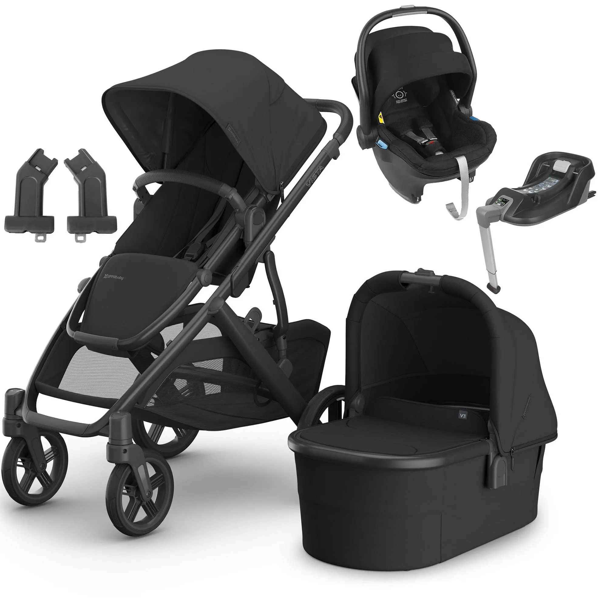 Uppababy Vista V3 Mesa & Base Travel System in Jake