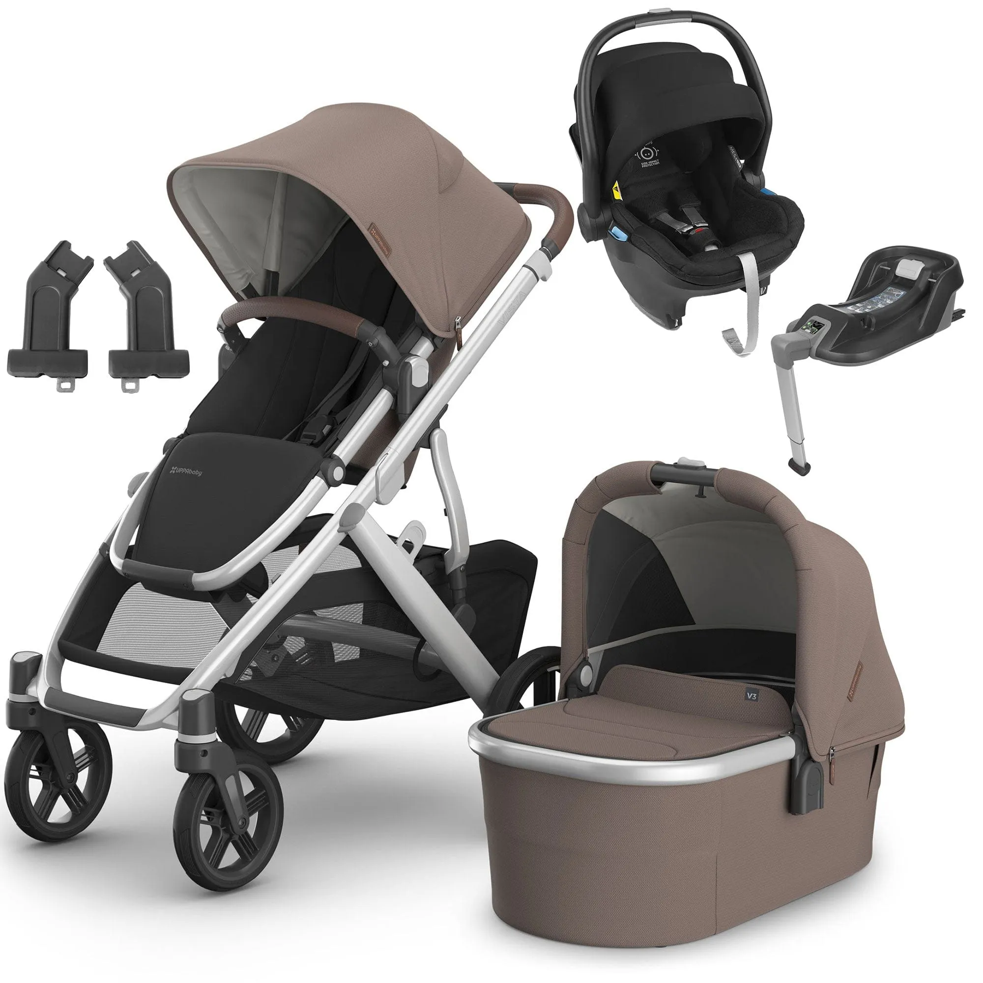 Uppababy Vista V3 Mesa & Base Travel System in Theo