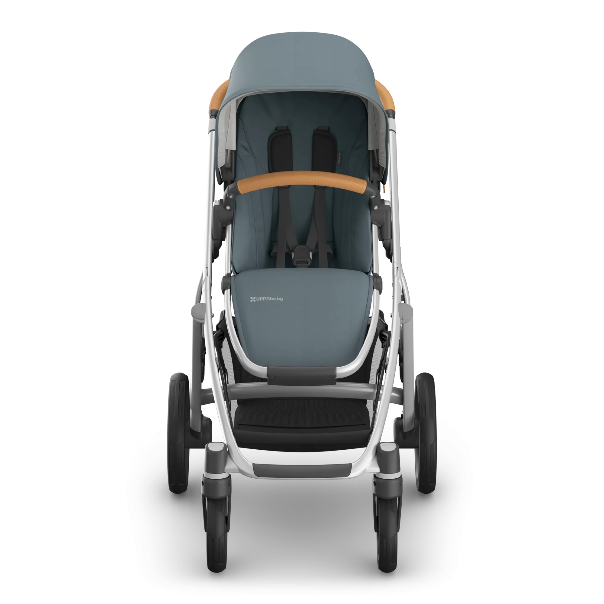 UPPAbaby Vista V3 Stroller - Callum (Stone Blue/Silver Frame/Sand Leather)