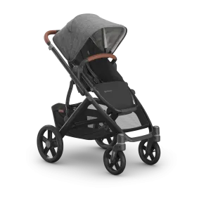 UPPAbaby Vista V3 Stroller - Greyson (Charcoal Mélange/Carbon Frame/Saddle Leather)
