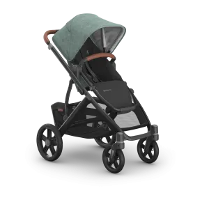 UPPAbaby Vista V3 Stroller - Gwen (Green Mélange/Carbon Frame/Saddle Leather)