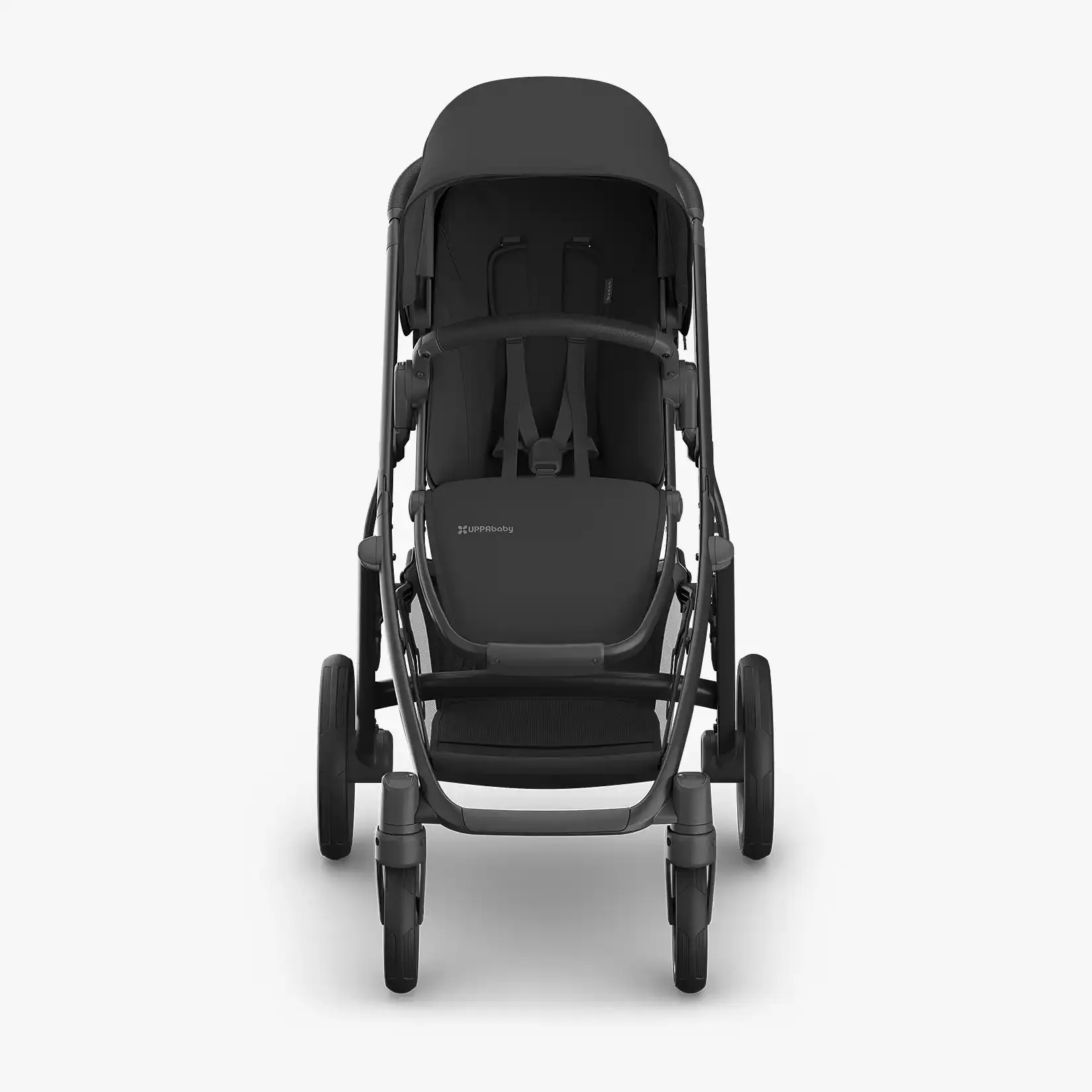 UPPAbaby Vista® V3 Stroller - Jake (Charcoal | Carbon Frame | Black Leather)