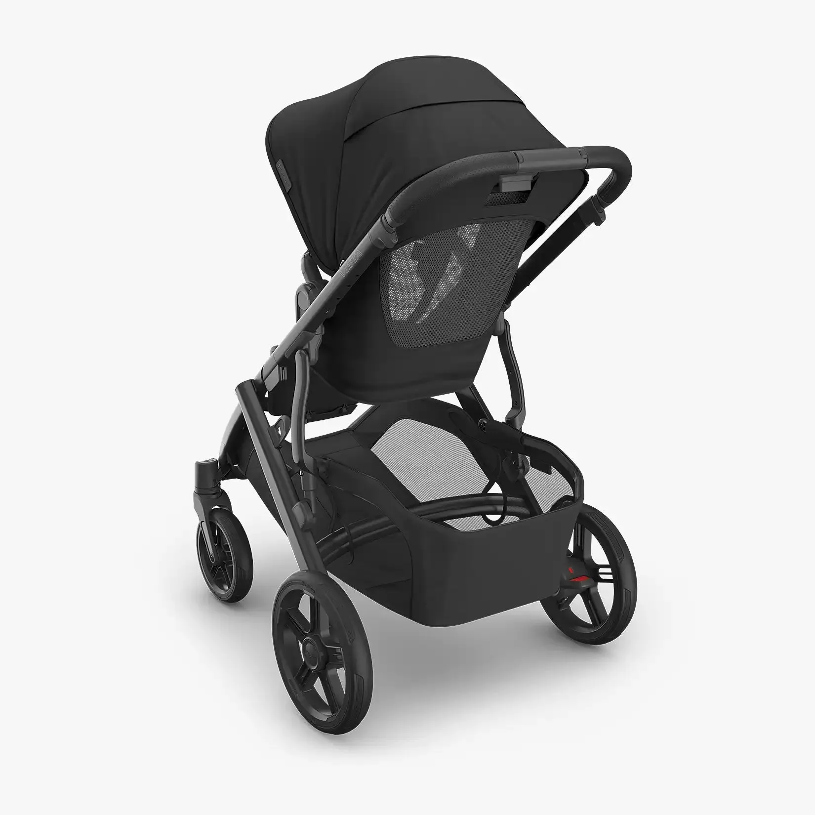 UPPAbaby Vista® V3 Stroller - Jake (Charcoal | Carbon Frame | Black Leather)
