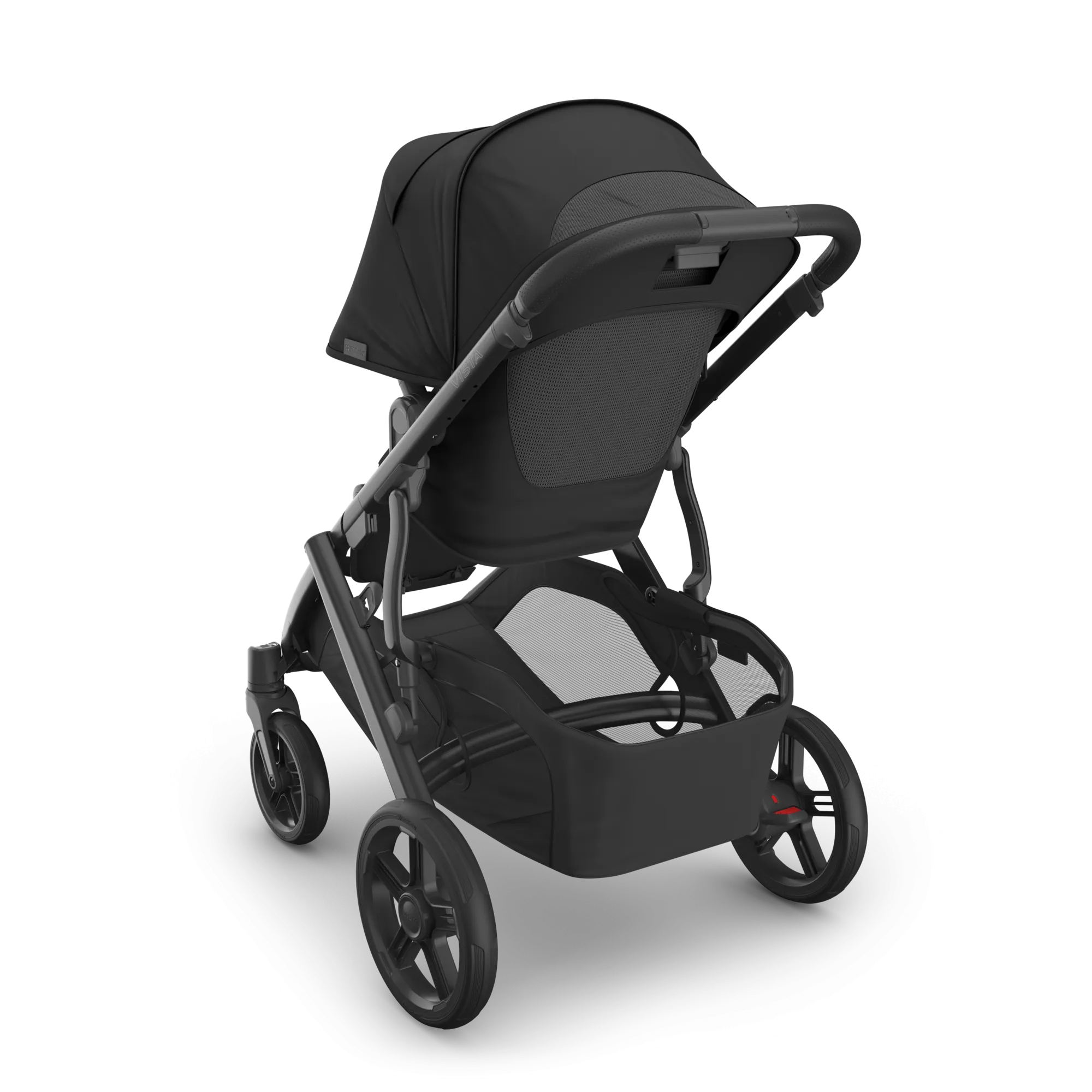 UPPAbaby Vista V3 Stroller - Jake (Charcoal/Carbon Frame/Black Leather)