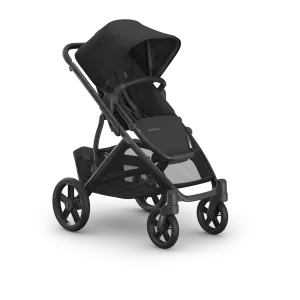 UPPAbaby Vista V3 Stroller - Jake (Charcoal/Carbon Frame/Black Leather)