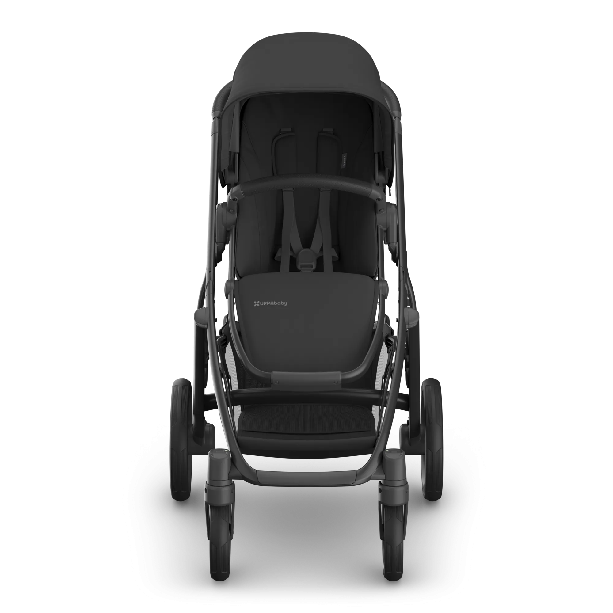 UPPAbaby Vista V3 Stroller - Jake (Charcoal/Carbon Frame/Black Leather)