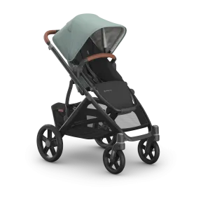 UPPAbaby Vista V3 Stroller - Kenzi (Mystic Aqua/Carbon Frame/Saddle Leather)