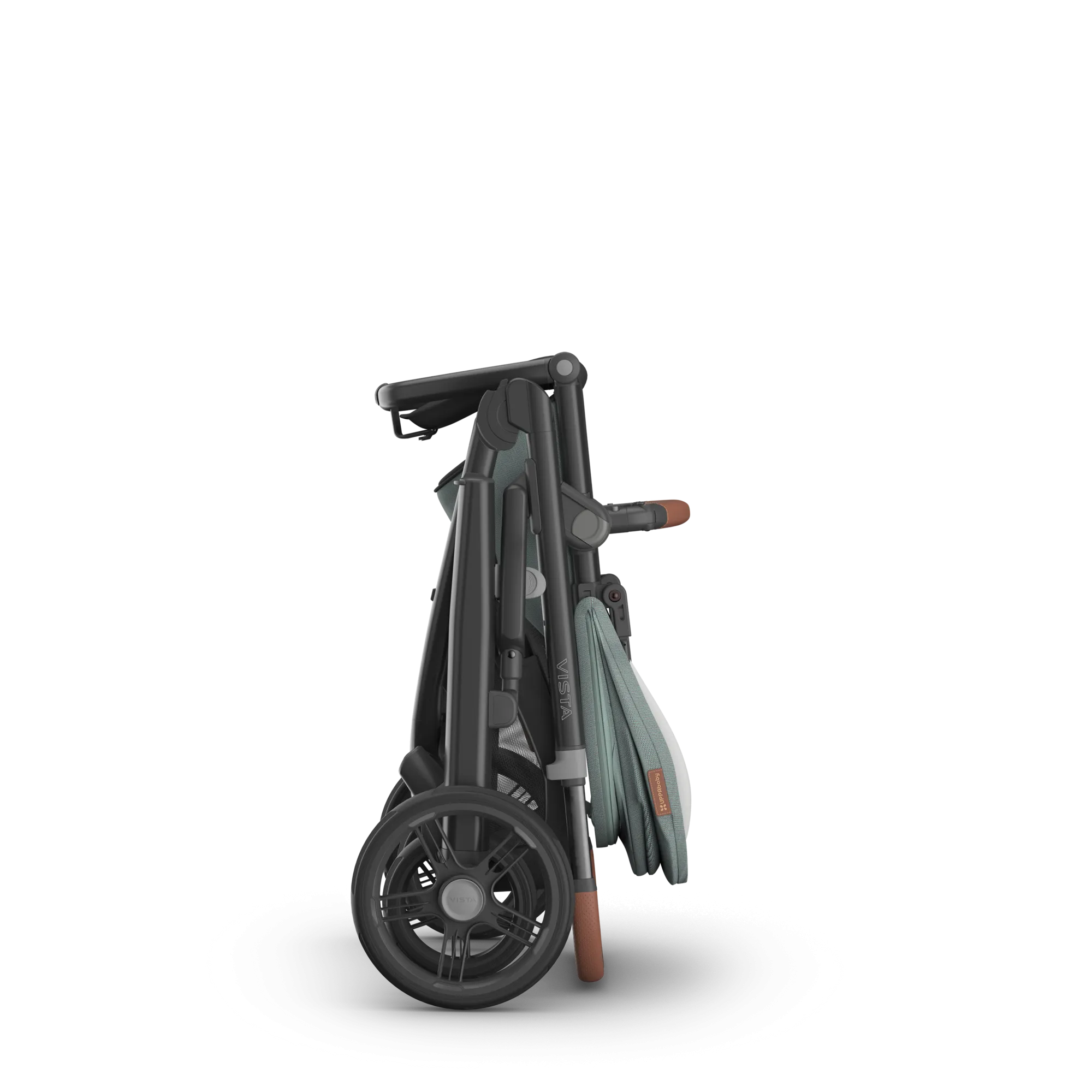 UPPAbaby Vista V3 Stroller - Kenzi (Mystic Aqua/Carbon Frame/Saddle Leather)
