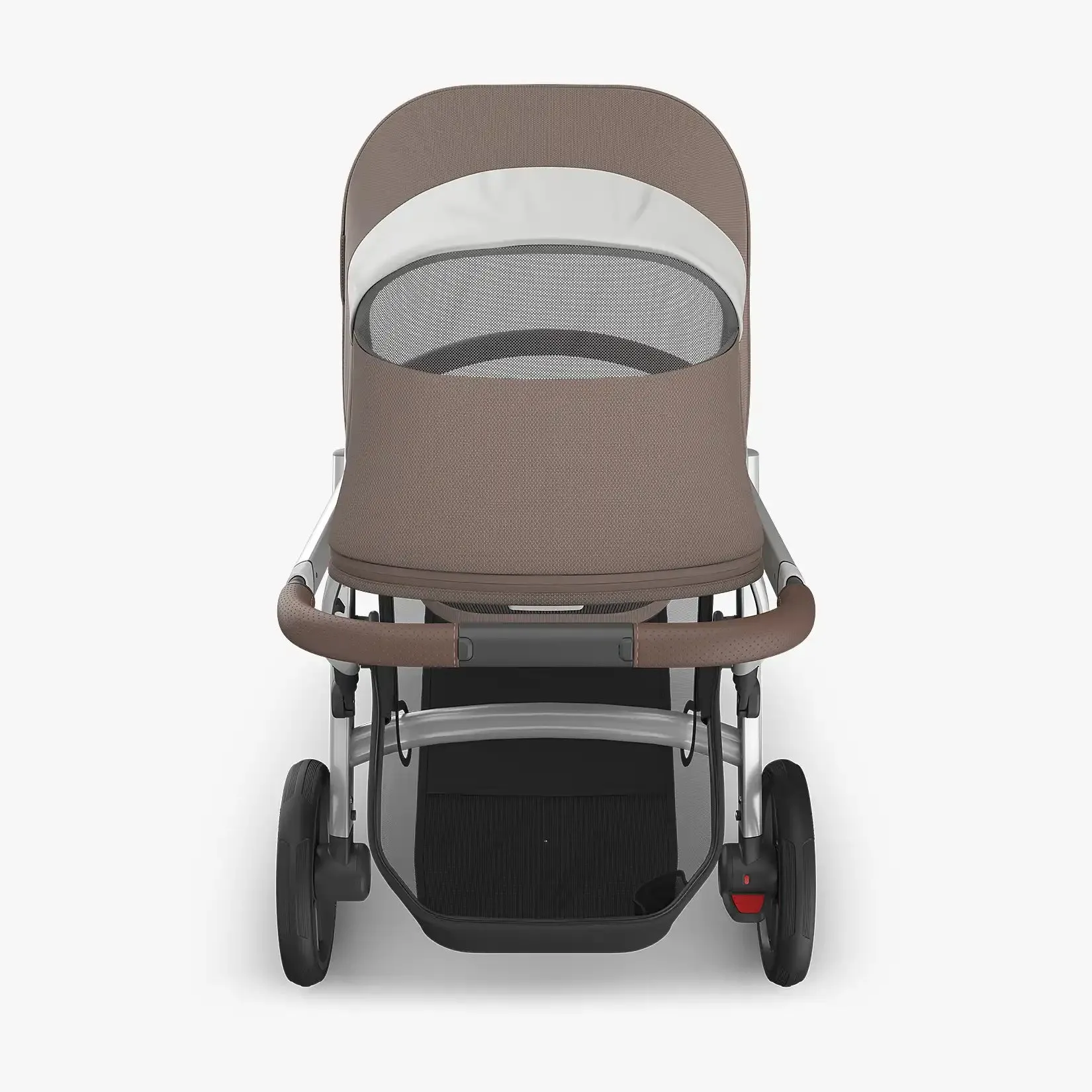 UPPAbaby Vista® V3 Stroller - Theo (Dark Taupe | Silver Frame | Chestnut Leather)