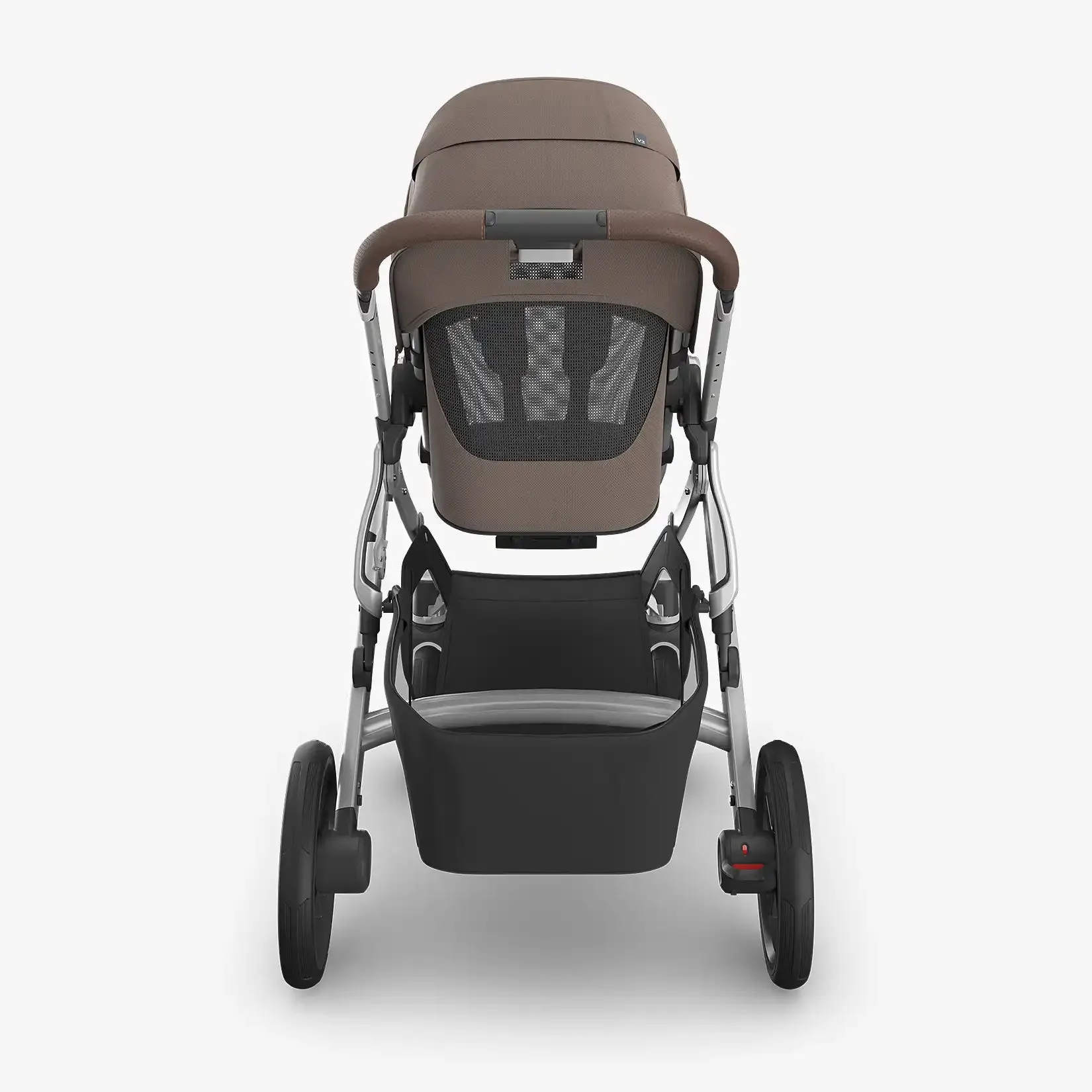 UPPAbaby Vista® V3 Stroller - Theo (Dark Taupe | Silver Frame | Chestnut Leather)