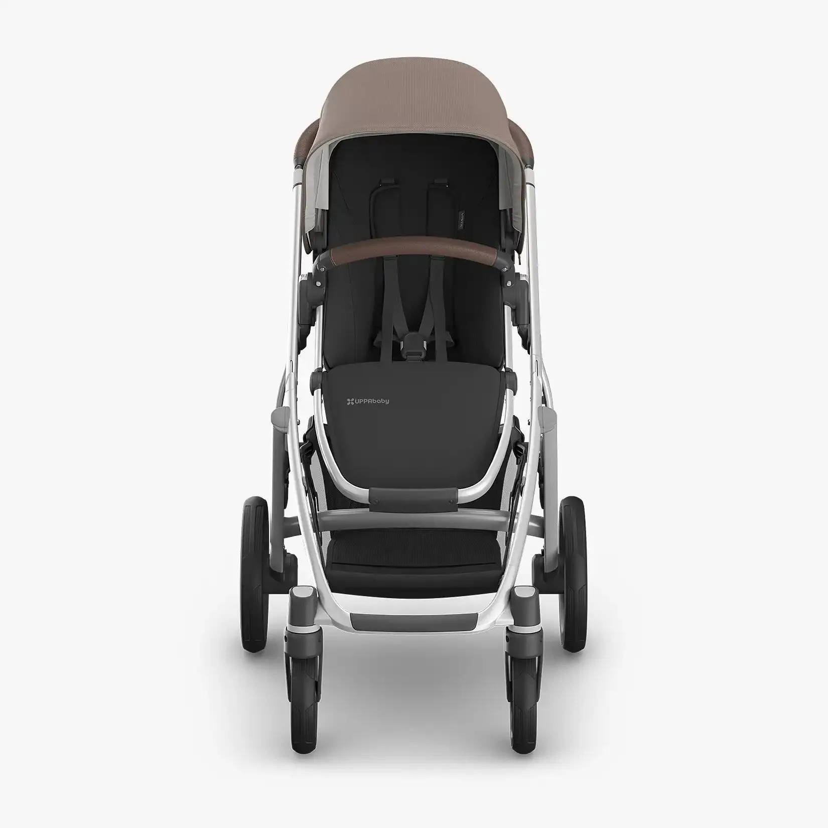 UPPAbaby Vista® V3 Stroller - Theo (Dark Taupe | Silver Frame | Chestnut Leather)