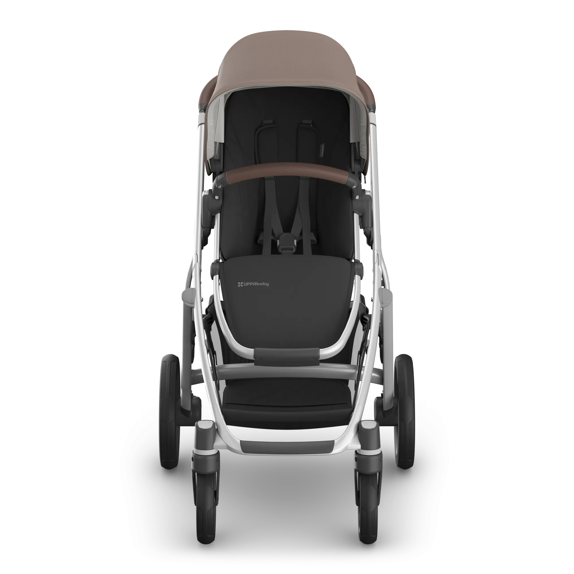 UPPAbaby Vista V3 Stroller - Theo (Dark Taupe/Silver Frame/Chestnut Leather)