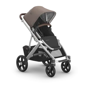 UPPAbaby Vista V3 Stroller - Theo (Dark Taupe/Silver Frame/Chestnut Leather)