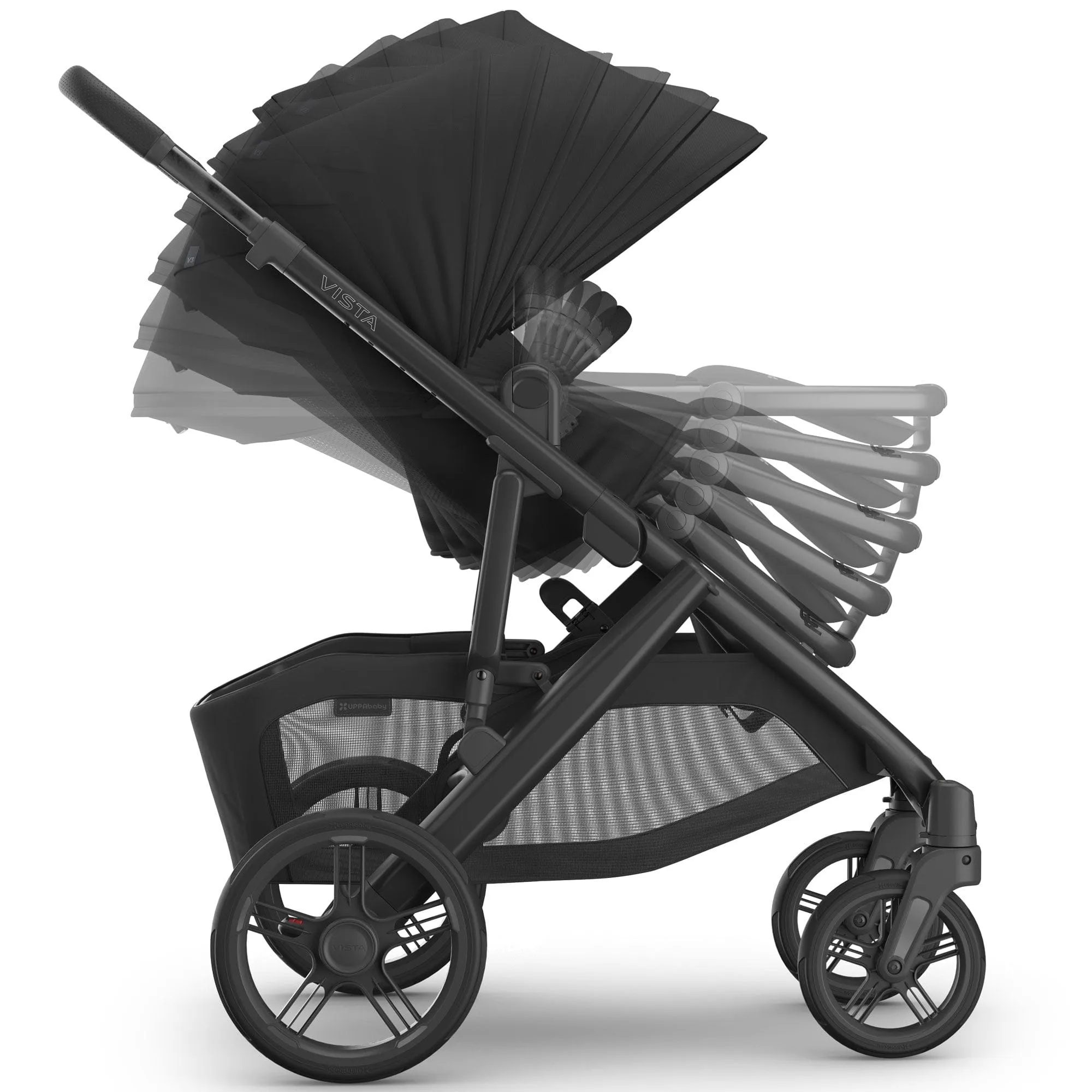 Uppababy Vista V3 Twin Complete Bundle in Jake