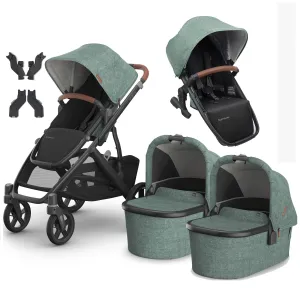 Uppababy Vista V3 Twin Pram - Gwen