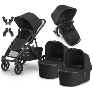 Uppababy Vista V3 Twin Pram in Jake