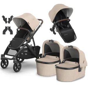 Uppababy Vista V3 Twin Pram in Liam