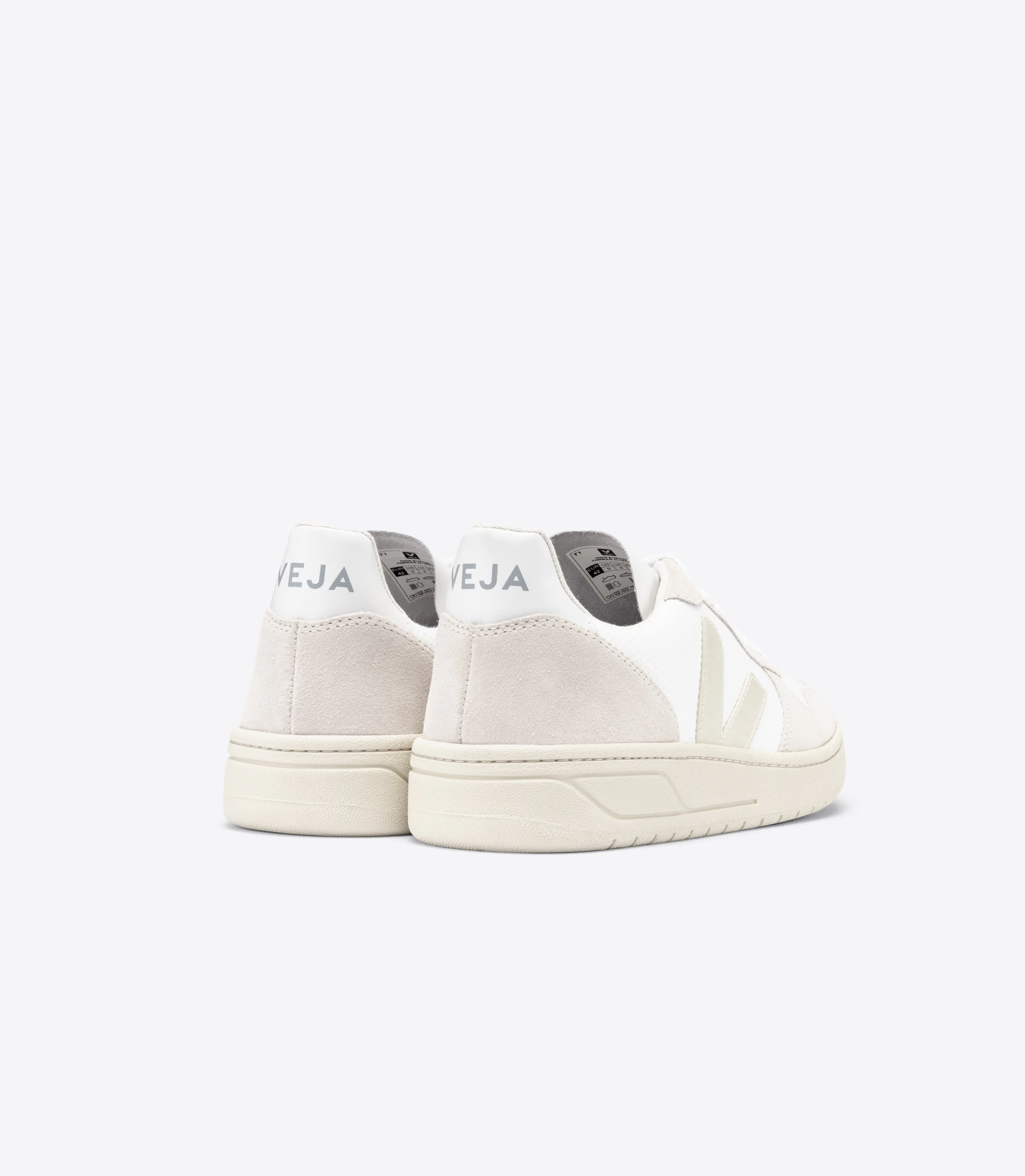 V-10 Leather and Suede Sneakers