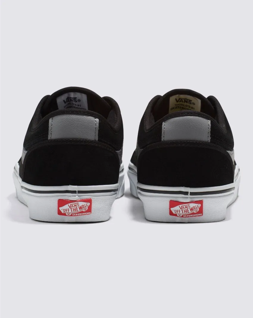 Vans Chukka Low Sidestripe Shoe Mens - Black/Gray/White