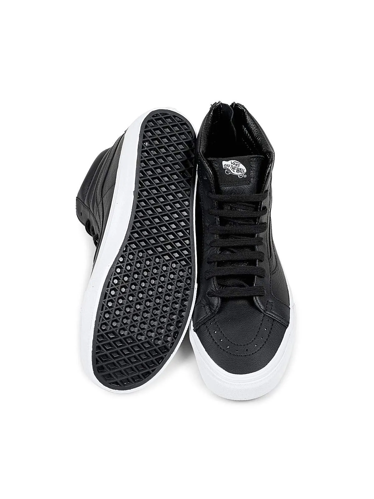 Vans SK8 HI Reissue Zip Premium Leather Black