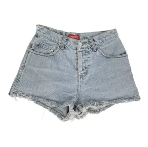 Vintage Espirit Distressed Cutoff Denim Shorts Size 5